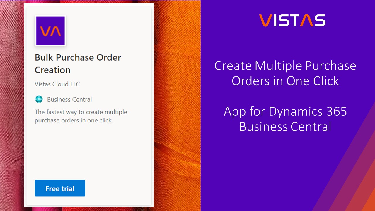 Create Multiple Purchase Orders in One Click